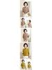 Luomeng 100% Pure Wool Thick Half-Collar Knit Sweater for Middle-Aged & Elderly Women