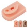 Silicone Ear Model Soft Flexible Right Ear Reusable Human Ear Model for Ear Piercing Training And Ea