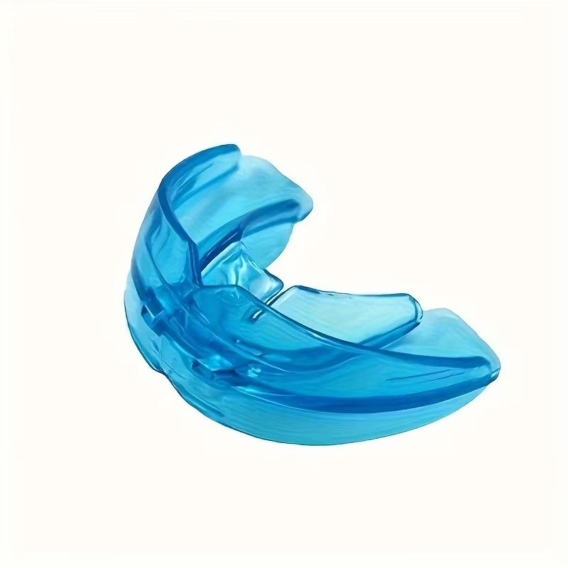 

1 шт. Защита для рта, защита для зубов, ночная каппа, каппы для рта при бруксизме, скрежетании зубами, против храпа, защита для зубов в боксе, зубная маска синий