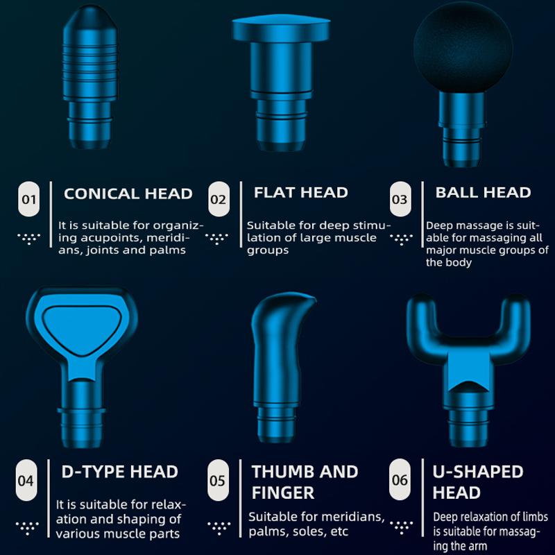 Professional Massage Gun With Hot And Cold Compress Head Electric Percussion Fascia Gun Muscle Relax Slimming Shaping  Fitness