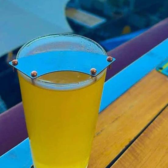 1/2Pcs Portable Beard Protector Metal Mustache Drinking Protector Protect Mustache from Beer Coffee Tea Beverage Drinks Water Cup Mug Mustache Guard