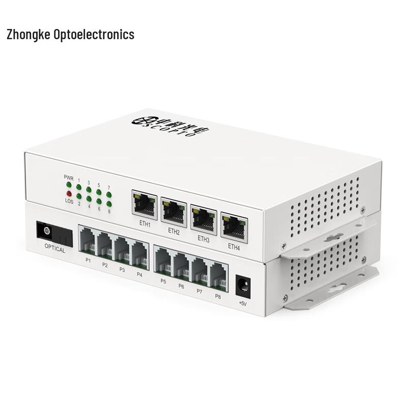 Zhongke Optoelectronics Telephone & Fast Ethernet Fiber Optic Transceiver