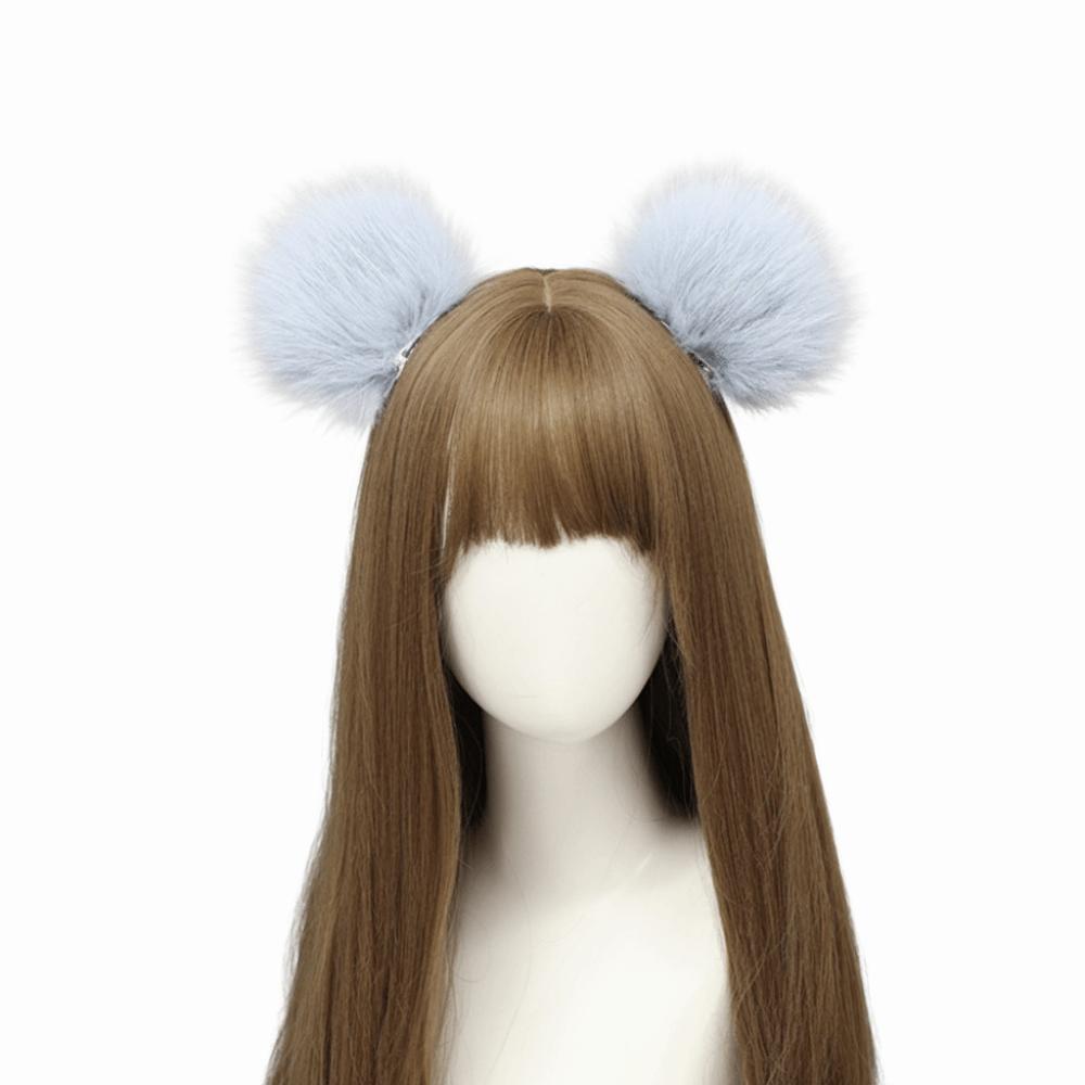 Fashion Bear Ear Shape Bear Ear Hair Clip Soft Animal Ear Hair Accessories Cute Lolita Hairclips Cosplay Events