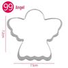 Stainless Steel Christmas Tree Cookie & Cake Cutter Mold Set