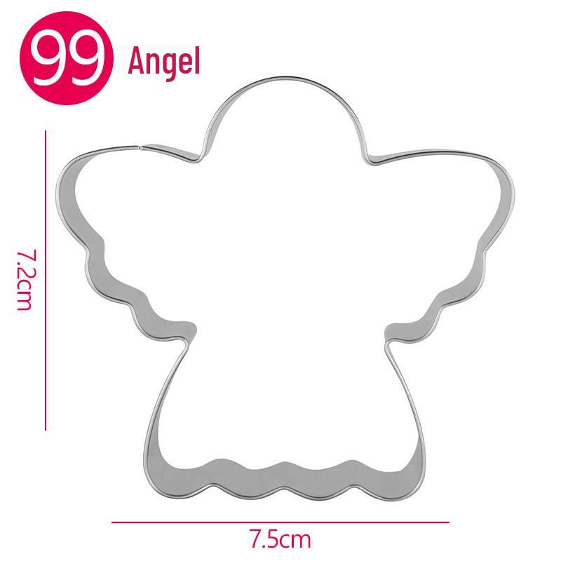 Stainless Steel Christmas Tree Cookie & Cake Cutter Mold Set