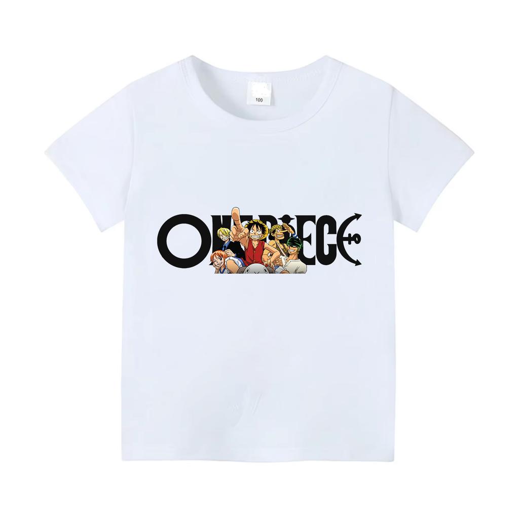 One Piece Mens Tshirt Portgas D Ace Anime Summer Oversized T Shirt Tees Short Sleeves Parent Child Wear One Piece T Shirt