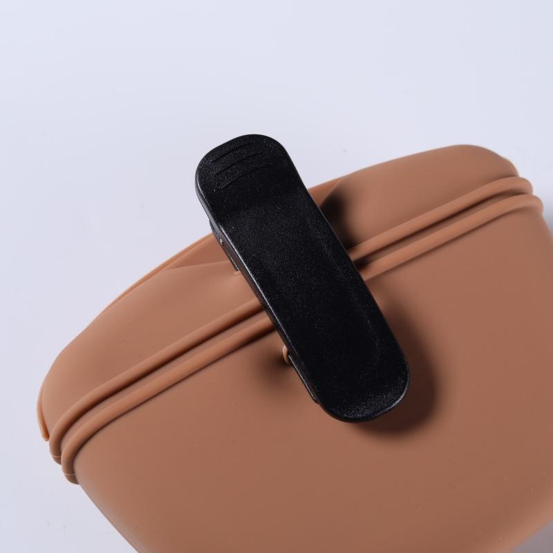 Silicone Dog Poop Bag Dispenser Leak Proof Design Various Color Options Perfect For Dog Walking Outdoor Use
