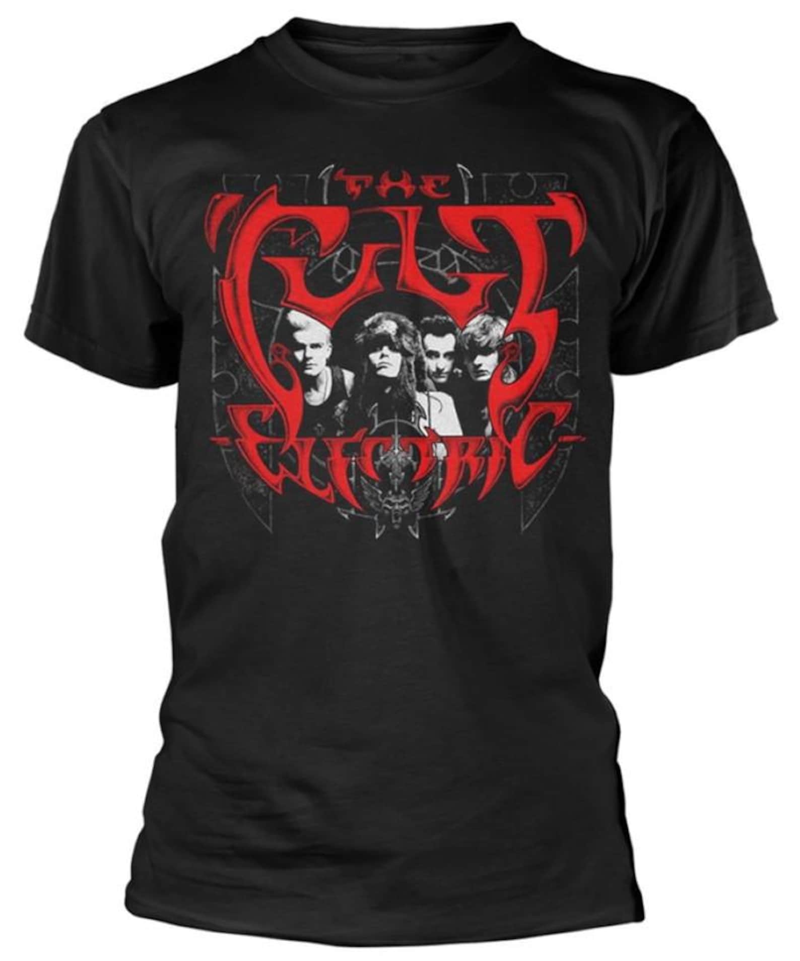 The Cult - The Cult T-Shirt - The Cult Electric - Electric T-Shirt - Hard Rock T-Shirt - The Cult Tee S