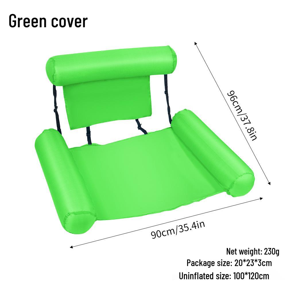 Triple-Tube Inflatable Water Hammock - Adult Folding Float Bed