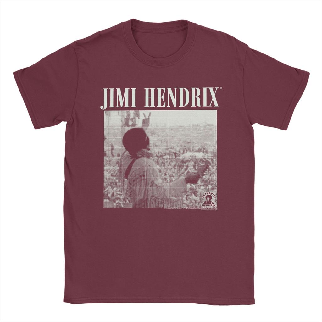 Mens Jimi Hendrix Live At Woodstock T Shirt Cotton Clothes Funny Short Sleeve Round Collar Tees Big Size TShirt