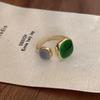 1 Pezzo Anello Colorato Smalto Design per Donne Sofisticato Minimalista Lusso Statement Moda Fascia