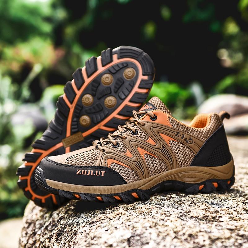 36-44Men's/Women's Mesh Breathable Hiking Shoes Fashion Wear-resistant Non-slip Hiking Sneakers