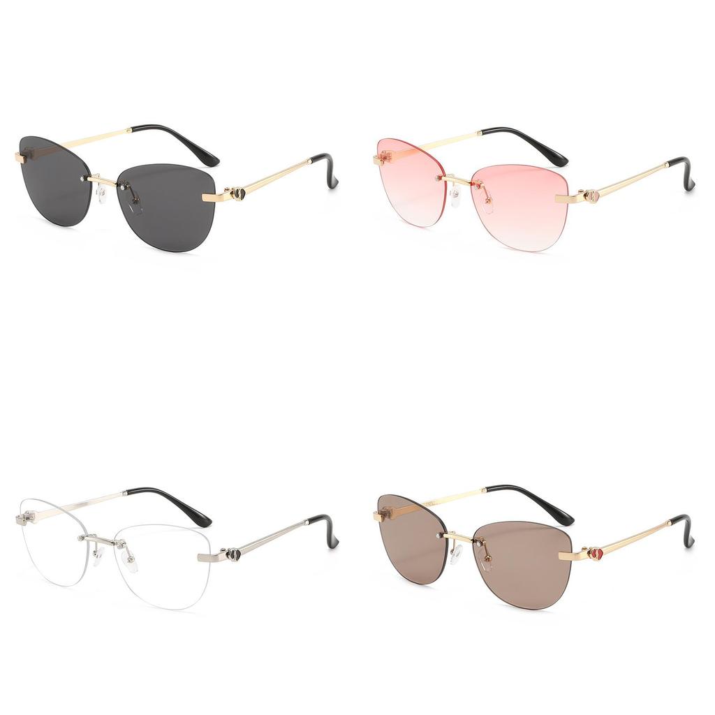 Y2k Butterfly Frame Sunglasses With Pc Lenses For Fashionable Sun Protection And Party Wear