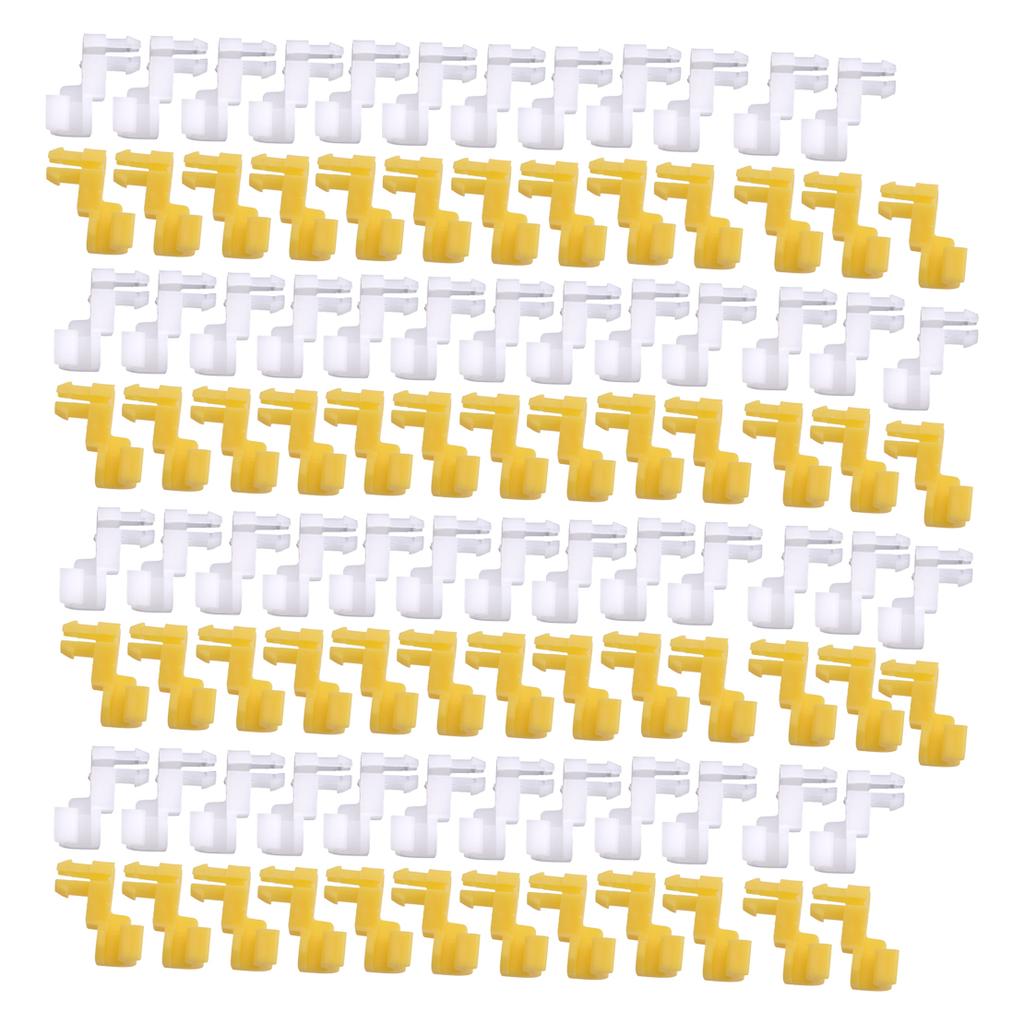 CITALL 100 Pcs 69293-12060 69293-12050 Nylon Car Front Door Handle Lock 5mm Rod End Clips Fit for Toyota Lexus 8.5mm