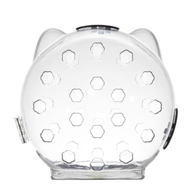 Cats Anti-Bite Muzzles Breathable Helmets Muzzles for Pet Nail Trimming & Grooming Transparent Not Covering Eye