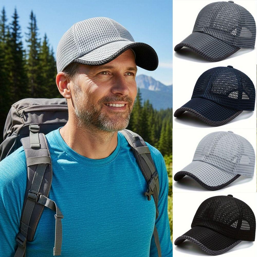 Adjustable Summer Baseball Cap Quick Dry Sunscreen Hats  For Man Women Unisex