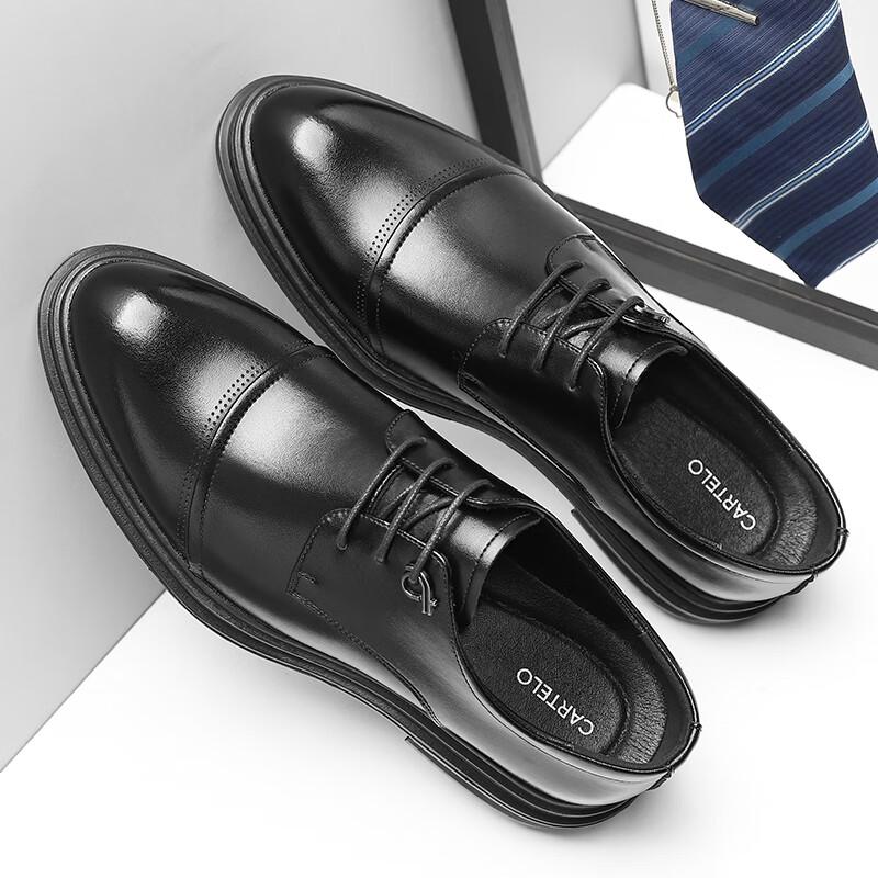 Cartelo Men's Formal Leather Derby Shoes