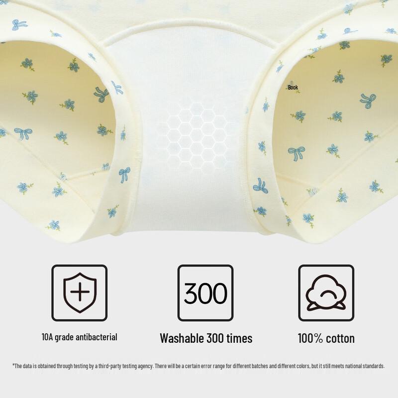 Urban Beauty Ladies' Pure Cotton Antibacterial Boxer Briefs