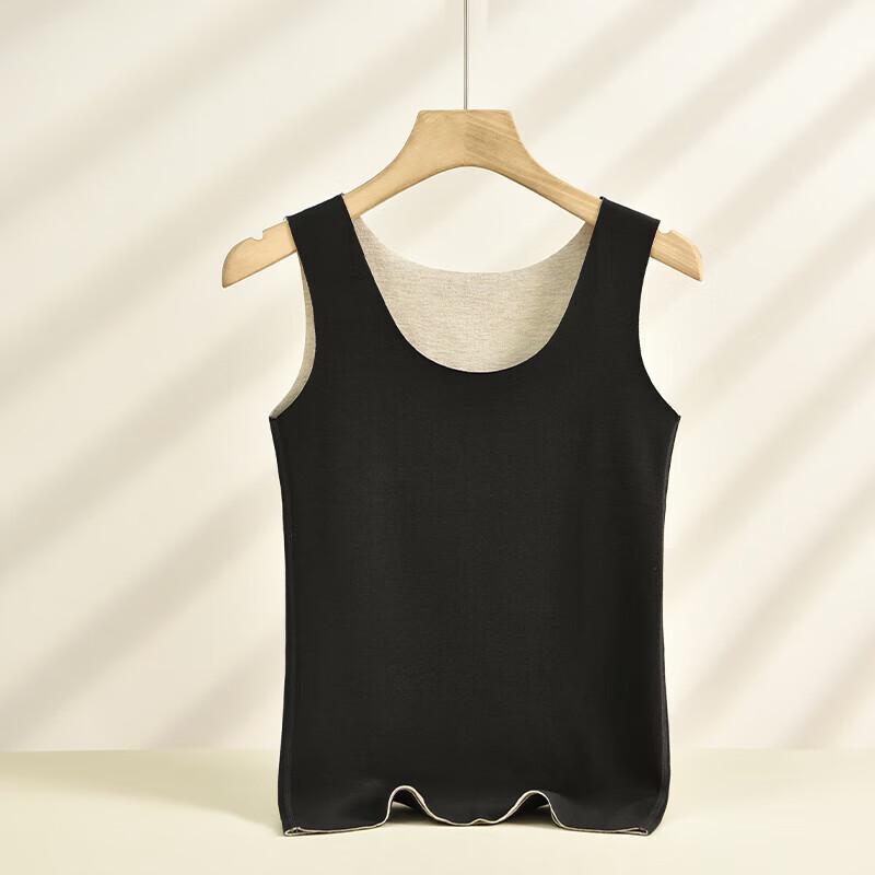 Qiansi Niao Women s Autumn Winter Silk Cashmere Thermal Vest C23P42 L