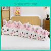 Poupée Lapin en Peluche avec Nœud et Motif Brodé Pour Enfants Filles Cadeau Filles Jouet en Peluche Doux