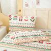Creative Ethnic Flower Bed Sheet Set 3Pcs Cotton Thickened Bed Sheets Pillowcases Luxury Nordic Queen King Size Bedding Set