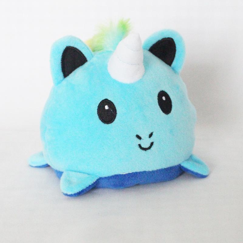 

Cute flip unicorn doll plush toy double-sided flip unicorn doll children s soothing doll 15cm（0.05kg）