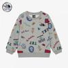 Kids Wild Patch Sweatshirt Melange Grey Nm5mr52s