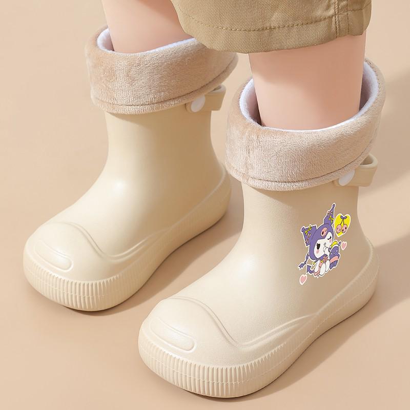 EVA 2026 Lightweight Waterproof Non-Slip Rain Boots for Boys and Toddlers