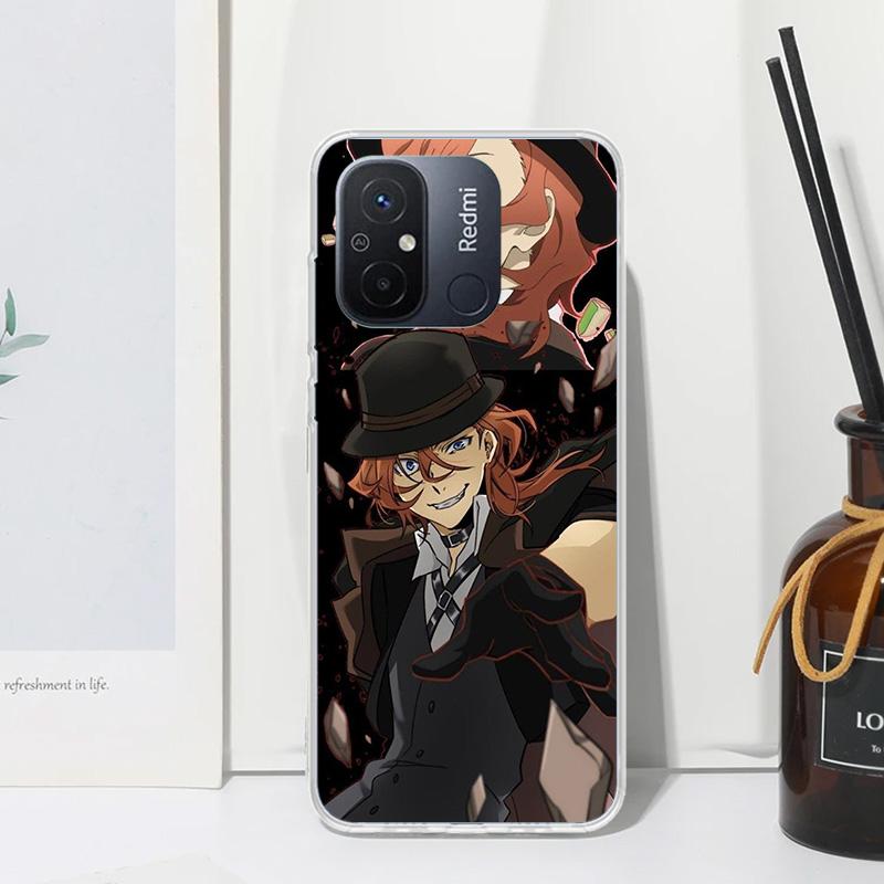 Bungo Stray Dogs Nakahara Chuuya Phone Case For Xiaomi Redmi 12C 12 10C 10A 10 9C 9A 9T 9 8A 8 7A 7 6A 6 Pro K70 K40 K20 Fundas