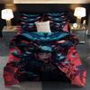 2/3pcs Dark Anime Girl Print Quilt Cover Set, Quilt Cover Set Contains Quilt Cover and Pillowcase - Perfect for Bedroom, Bedding