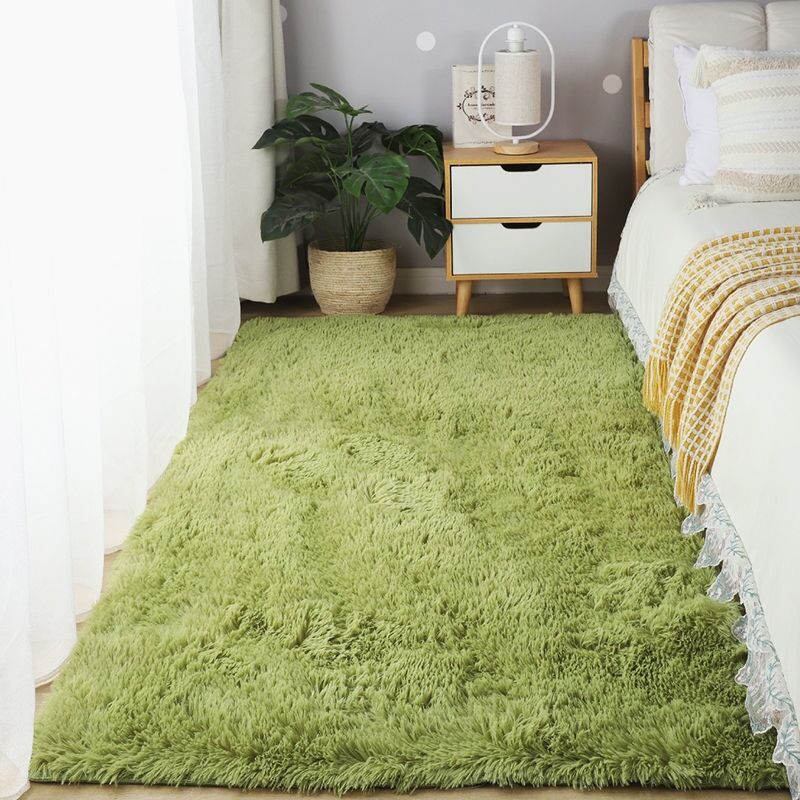 Solid Color Plush Carpet Children'S Bedroom Soft Fluffy Mat Living Room Baby Room Nursery Playroom Decorated Area Carpet