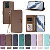 Leather Case For Samsung Galaxy S10 S9 S8 Plus S7 S6 Edge S10E Stand Protect Back Cover Flip Wallet Case With Strap Case
