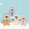 Wearing Clothes Hats Baby Comforting Sleep Doll Soft Plush Hat Penguin Toy  Kids Playing Supplies