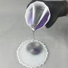 Split Cup Paint Pouring,Reusable Fluid Art Split Cup Silicone Split Pouring Cup with Dividers for Pigment Color Mixing Toning