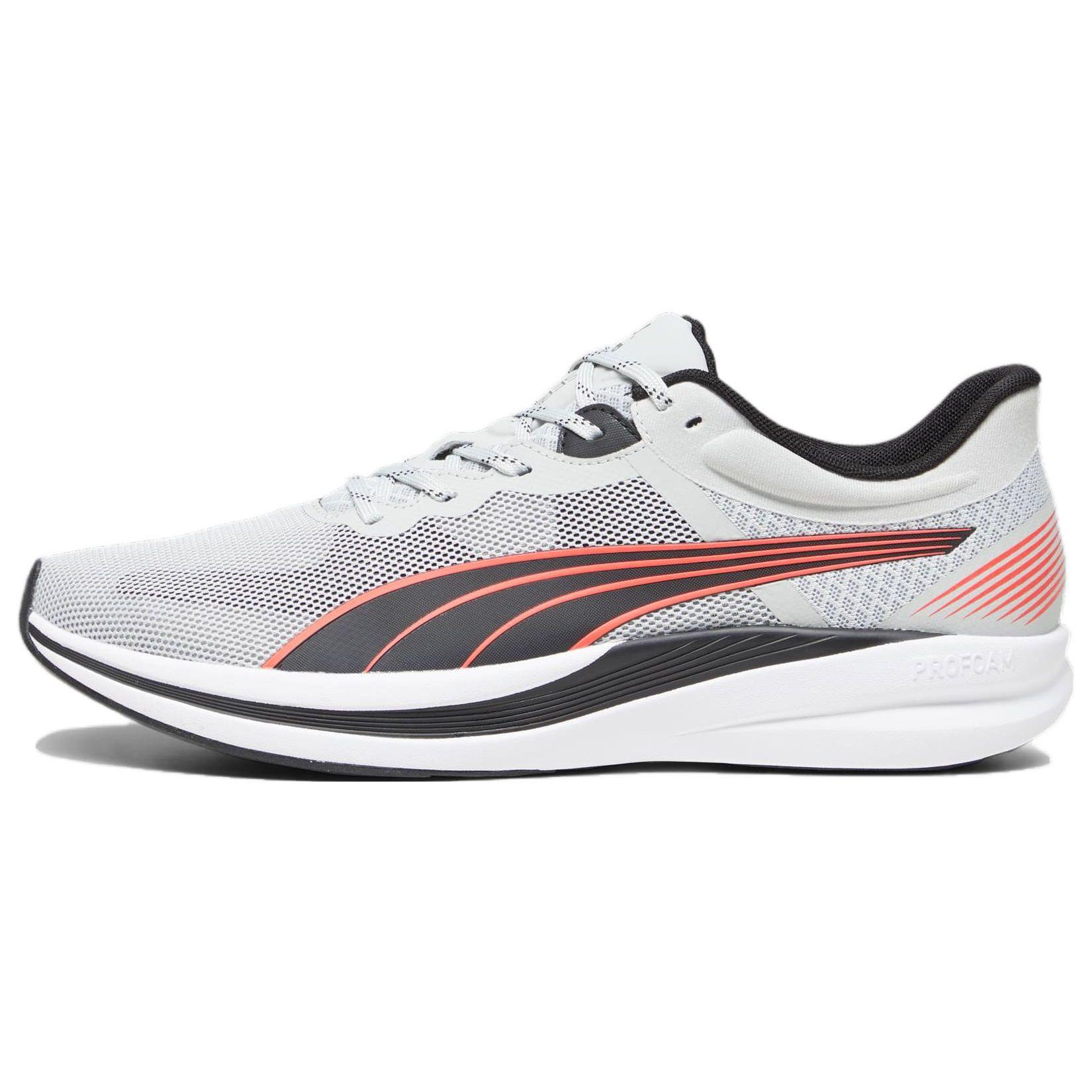 

Puma Кроссовки унисекс Profoam Comfortable Versatile Shock Absorbing Low Top для бега, белые с оранжевым, 377995-12 43