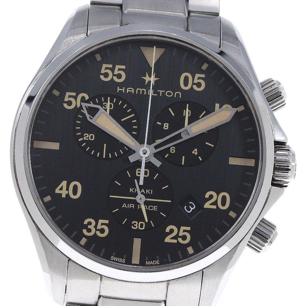 Used Hamilton HAMILTON H767220 Khaki Aviation Chronograph Quartz Men's _836934