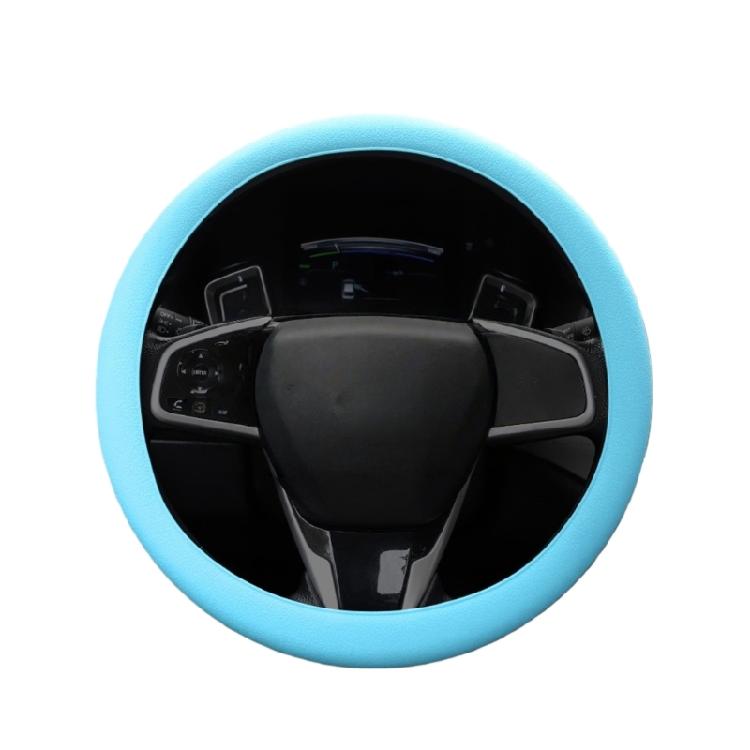 

Breathable Antislip Steering Wheel Cover Silicone Design Ergonomic Curved Edges Universal For 32cm-40cm Wheels