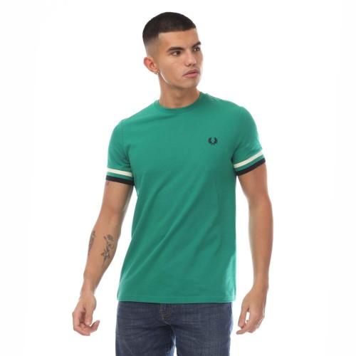 Fred Perry Mens Bold Pique Tipped T-Shirt