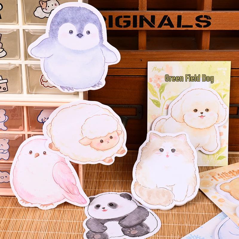 Adorable Animal Sticky Notes: Reusable Student & Office Message Markers