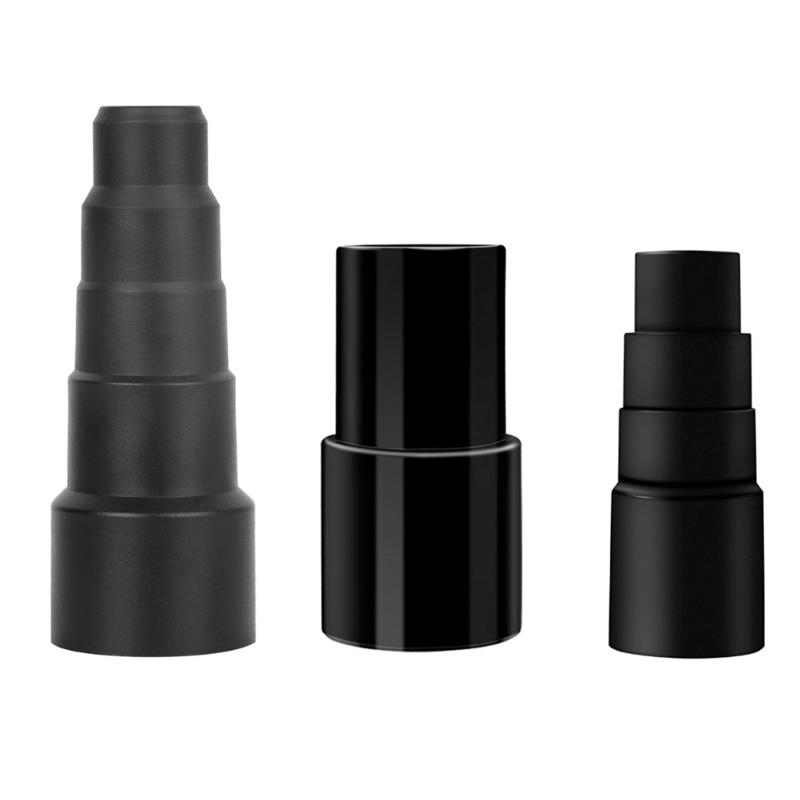3x Universal Vacuum Hose Adapter Kit Reducer Attachment Flexible Rubber Vacuum Cleaner Hose Adapter Five-Layer Reducer 1