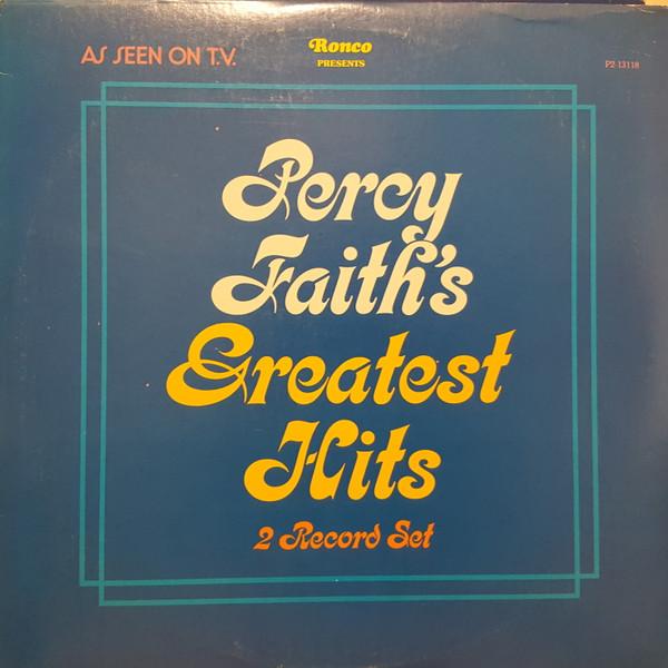 LP Record PERCY FAITH  Percy Faiths Greatest Hits P213118 Ronco Canada Jazz Used