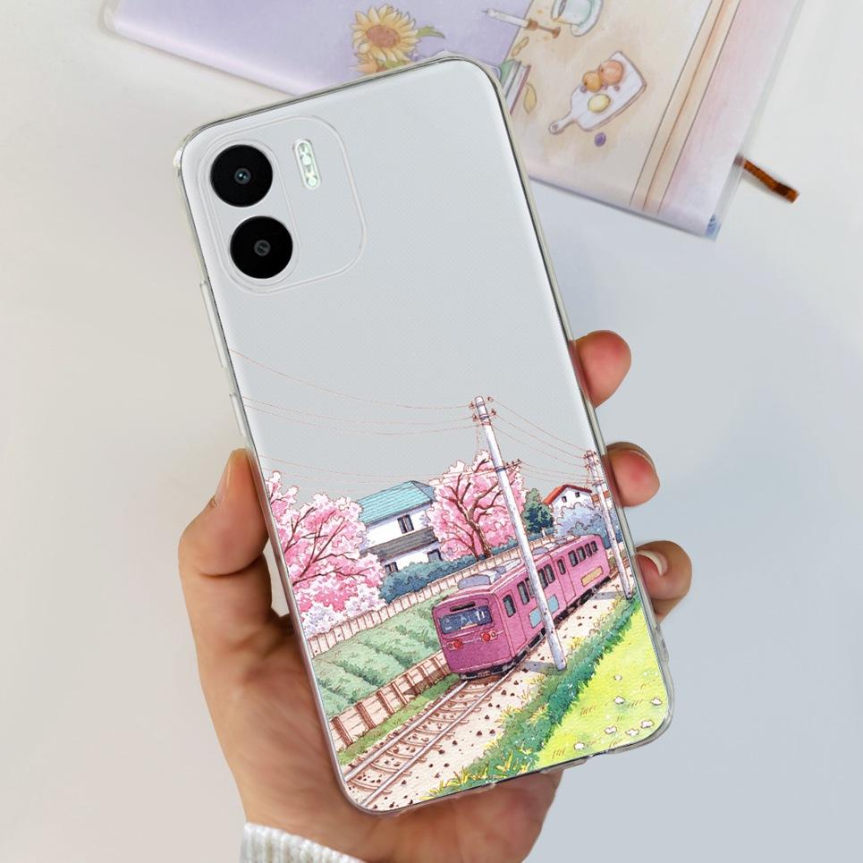 For Redmi A2 Case Funda Cute Dinasaur Soft Silicone Phone Case For Xiaomi Redmi A2 Plus A2+ Cover Bumper for Mi A2 Lite Coques
