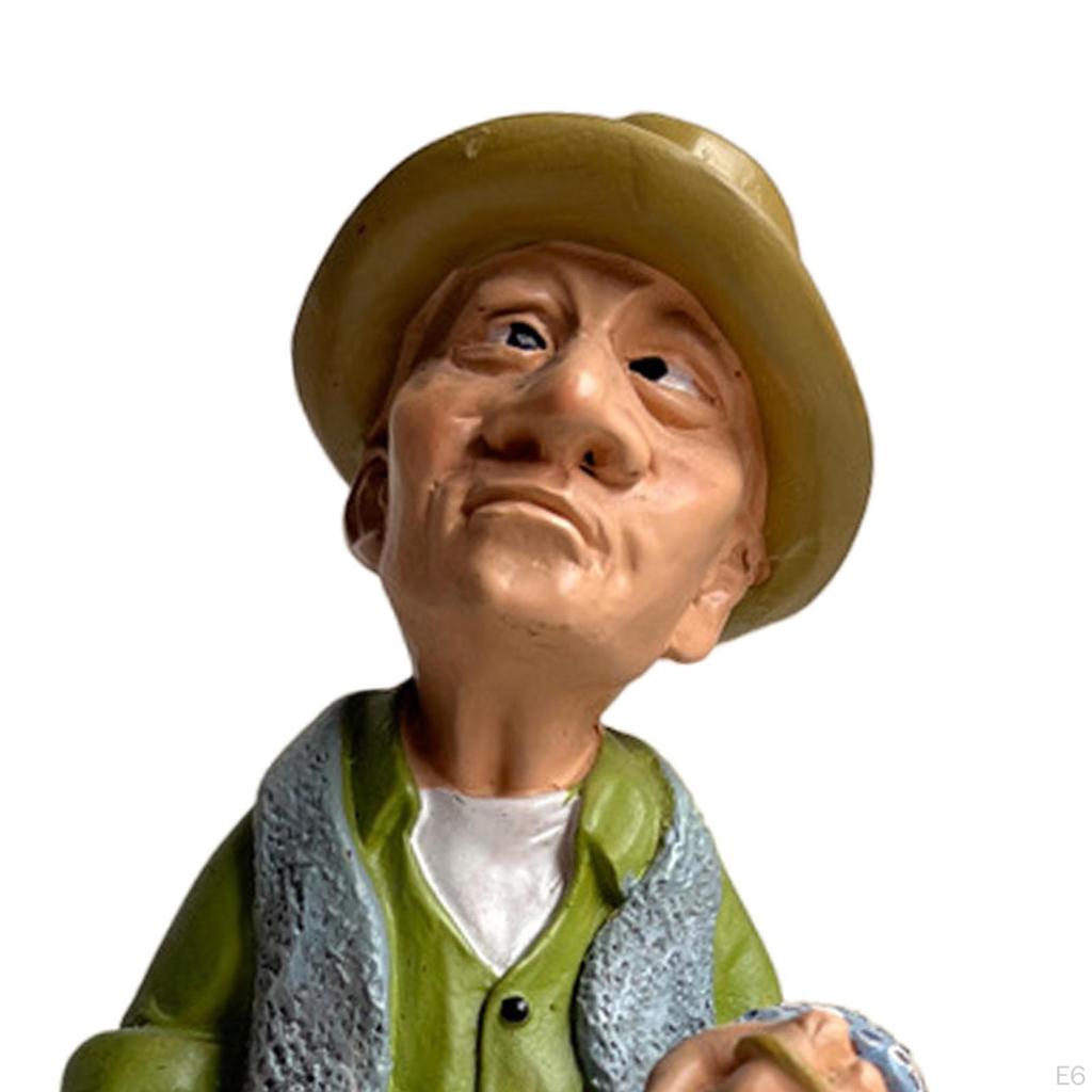 Lidská řemesla Ornament Pryskyřice Socha Dárek k narozeninám Moderní sběratelská figurka domácího dělníka