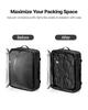 Vacuum Travel Backpack, 80L, Expandable Vacuum Seal Compression Travel Backpack with Pump, with TSA-Approved Lock, Airback Vacpack, Water-Resistant