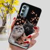 Fashion Lovely Cute Black TPU Silicone Phone Cover for Motorola Moto G Stylus 4G 5G 2022 Protect Soft Bumper Shells Coque Capa