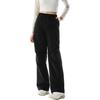 Anta Pantaloni Sportivi Comodi Casual Semplici a Vita Alta Gamba Dritta Donna Fondo Nero Base 962516501-4