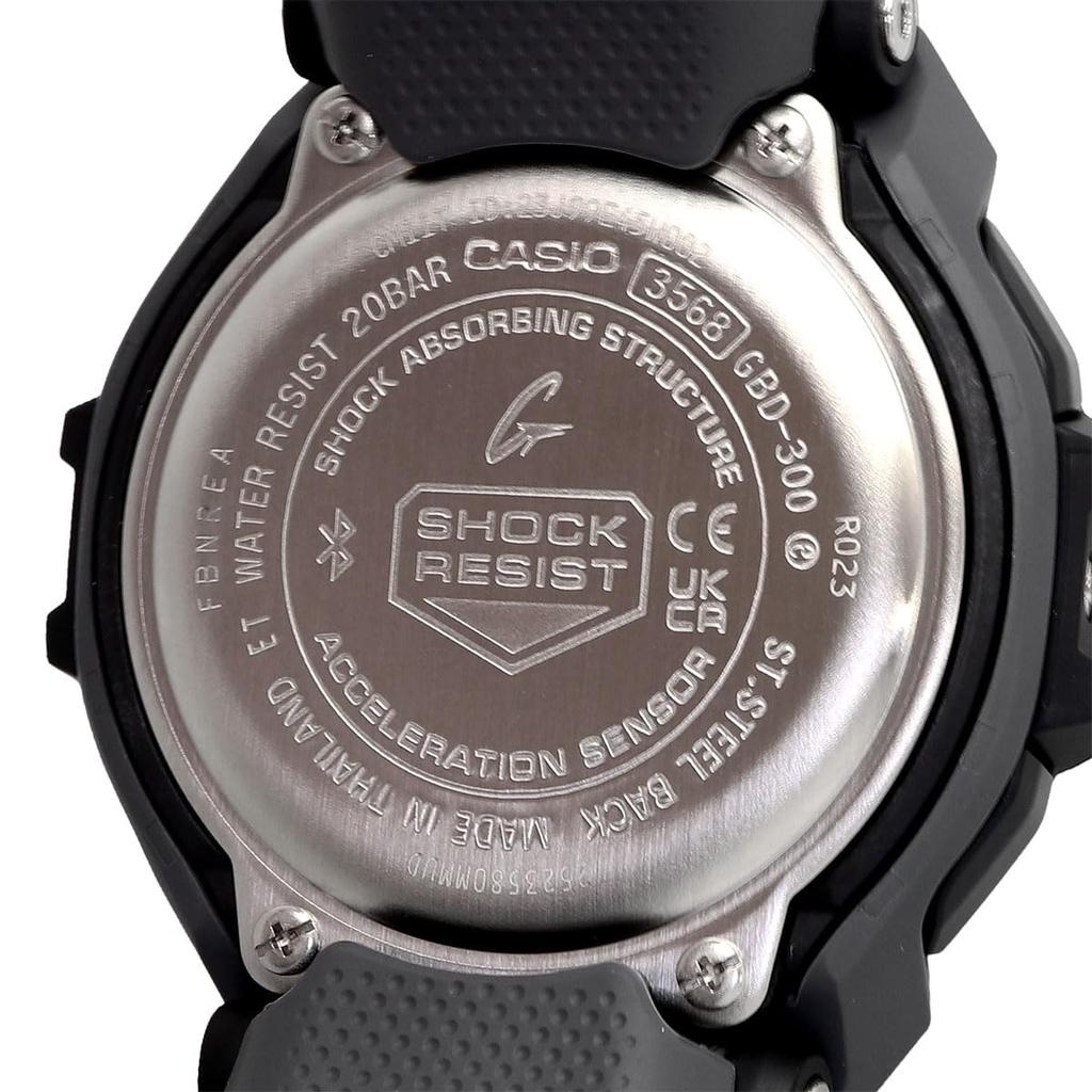 CASIO Watch with Mobile Link International Model [Casio] G-SHOCK G-Squad GBD-300-1 Men's Function, Black,