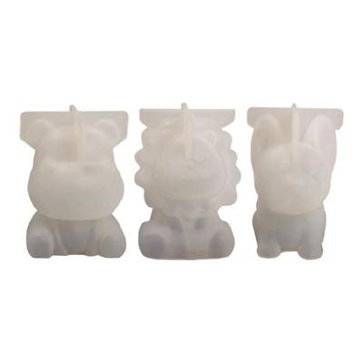 3D Lion Dog Hippo Ornament Silicone Mold Resin Mold for DIY Craft Jewelry Tool