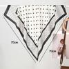 70x70cm Imitation silk Silk Scarf Print Bandana Women Hijab  Spring