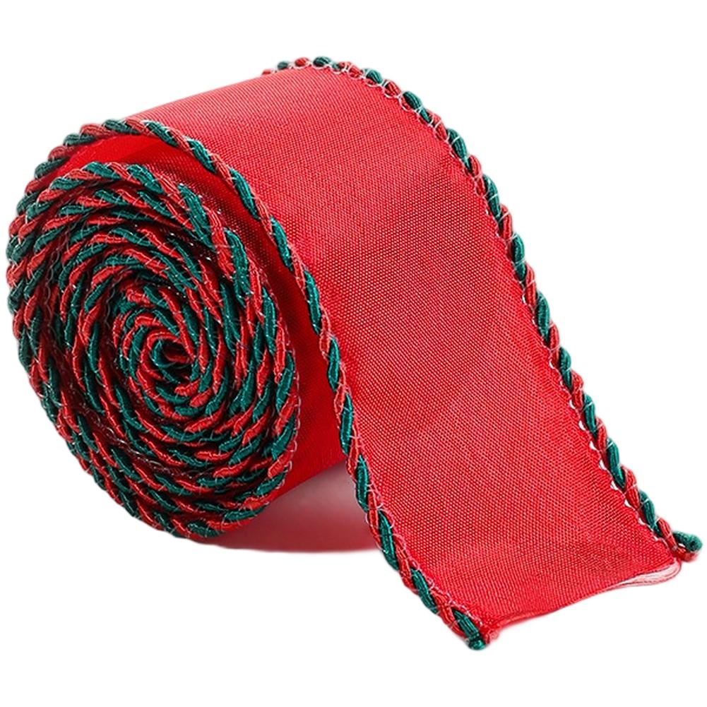 2m Length Christmas Ribbon Satin Bow Wrapping Band Easy To Use